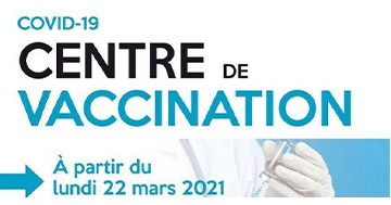 Article du centre de vaccination pour le Covid 19